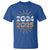 Goodbye 2024 Hello 2025 T Shirt New Year's Eve Party Fireworks - Wonder Print Shop