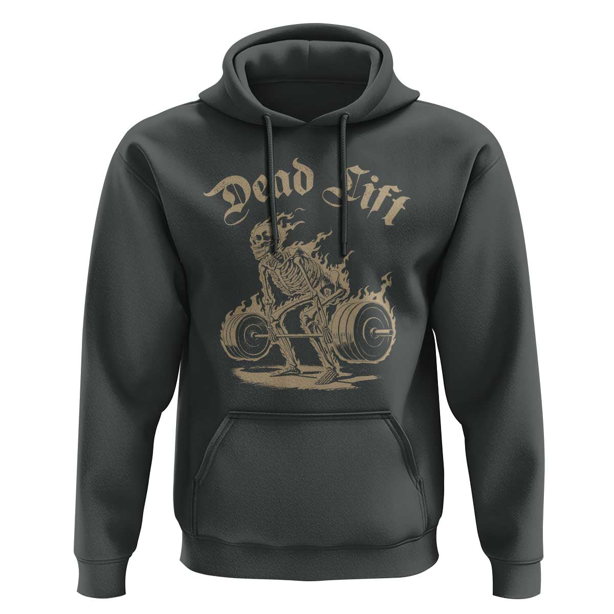 Funny Deadlifts Lifting Weights Gym Skeleton Hoodie - Wonder Print Shop
