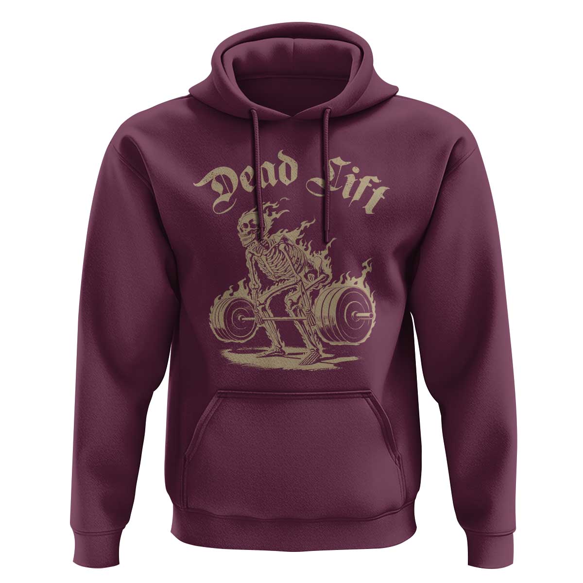 Funny Deadlifts Lifting Weights Gym Skeleton Hoodie - Wonder Print Shop