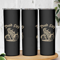 Funny Deadlifts Lifting Weights Gym Skeleton Skinny Tumbler - Wonder Print Shop
