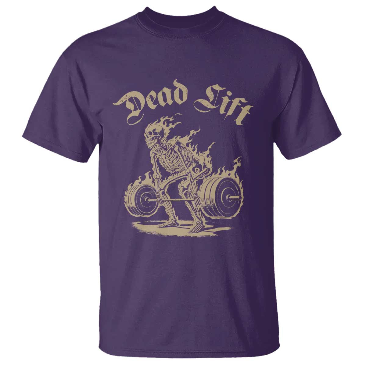 Funny Deadlifts Lifting Weights Gym Skeleton T Shirt - Wonder Print Shop