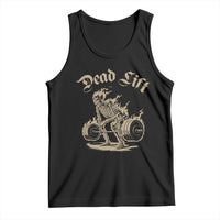 Funny Deadlifts Lifting Weights Gym Skeleton Tank Top - Wonder Print Shop