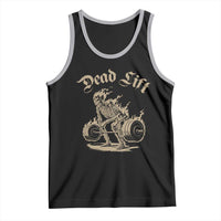 Funny Deadlifts Lifting Weights Gym Skeleton Tank Top - Wonder Print Shop