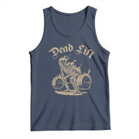 Funny Deadlifts Lifting Weights Gym Skeleton Tank Top - Wonder Print Shop