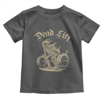 Funny Deadlifts Lifting Weights Gym Skeleton Toddler T Shirt - Wonder Print Shop