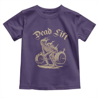 Funny Deadlifts Lifting Weights Gym Skeleton Toddler T Shirt - Wonder Print Shop