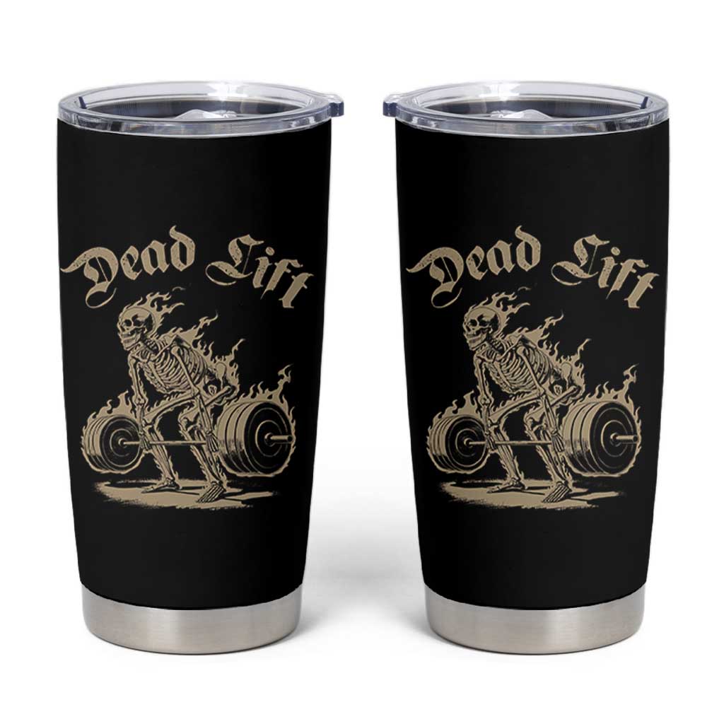 Funny Deadlifts Lifting Weights Gym Skeleton Tumbler Cup - Wonder Print Shop