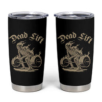 Funny Deadlifts Lifting Weights Gym Skeleton Tumbler Cup - Wonder Print Shop