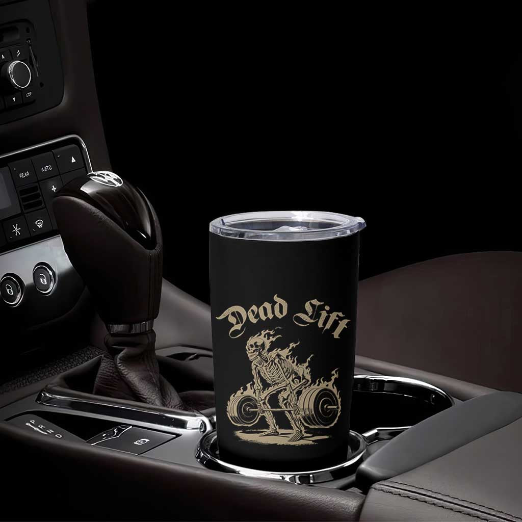 Funny Deadlifts Lifting Weights Gym Skeleton Tumbler Cup - Wonder Print Shop