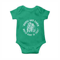 Whose God Damn White Baby Is This Baby Onesie Funny Christian Christmas - Wonder Print Shop
