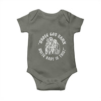 Whose God Damn White Baby Is This Baby Onesie Funny Christian Christmas - Wonder Print Shop