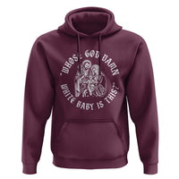 Whose God Damn White Baby Is This Hoodie Funny Christian Christmas - Wonder Print Shop
