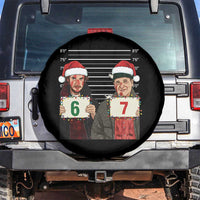Funny 67 Christmas Movie Spare Tire Cover Six Seven Wet Bandits Home Xmas Alone - Wonder Print Shop
