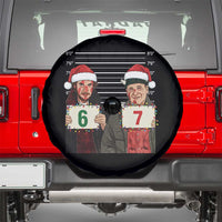 Funny 67 Christmas Movie Spare Tire Cover Six Seven Wet Bandits Home Xmas Alone - Wonder Print Shop