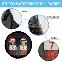 Funny 67 Christmas Movie Spare Tire Cover Six Seven Wet Bandits Home Xmas Alone - Wonder Print Shop