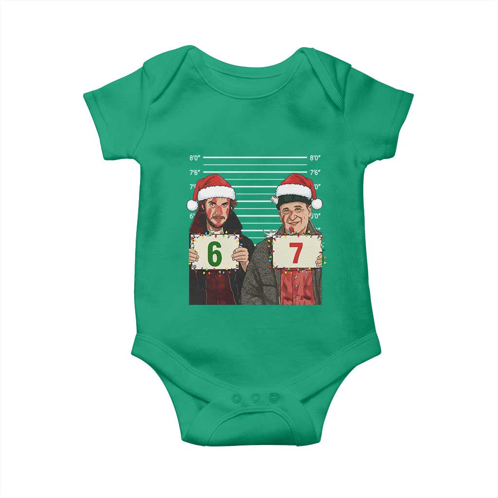 Funny 67 Christmas Movie Baby Onesie Six Seven Wet Bandits Home Xmas Alone - Wonder Print Shop