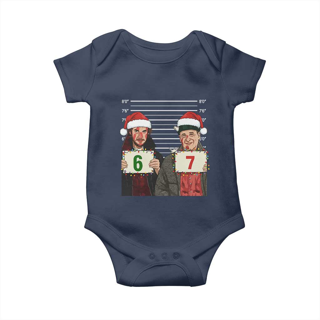 Funny 67 Christmas Movie Baby Onesie Six Seven Wet Bandits Home Xmas Alone - Wonder Print Shop