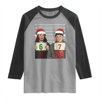Funny 67 Christmas Movie Raglan Shirt Six Seven Wet Bandits Home Xmas Alone - Wonder Print Shop