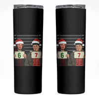 Funny 67 Christmas Movie Skinny Tumbler Six Seven Wet Bandits Home Xmas Alone - Wonder Print Shop