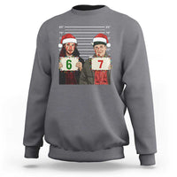 Funny 67 Christmas Movie Sweatshirt Six Seven Wet Bandits Home Xmas Alone - Wonder Print Shop