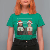 Funny 67 Christmas Movie T Shirt For Women Six Seven Wet Bandits Home Xmas Alone - Wonder Print Shop