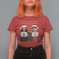Funny 67 Christmas Movie T Shirt For Women Six Seven Wet Bandits Home Xmas Alone - Wonder Print Shop
