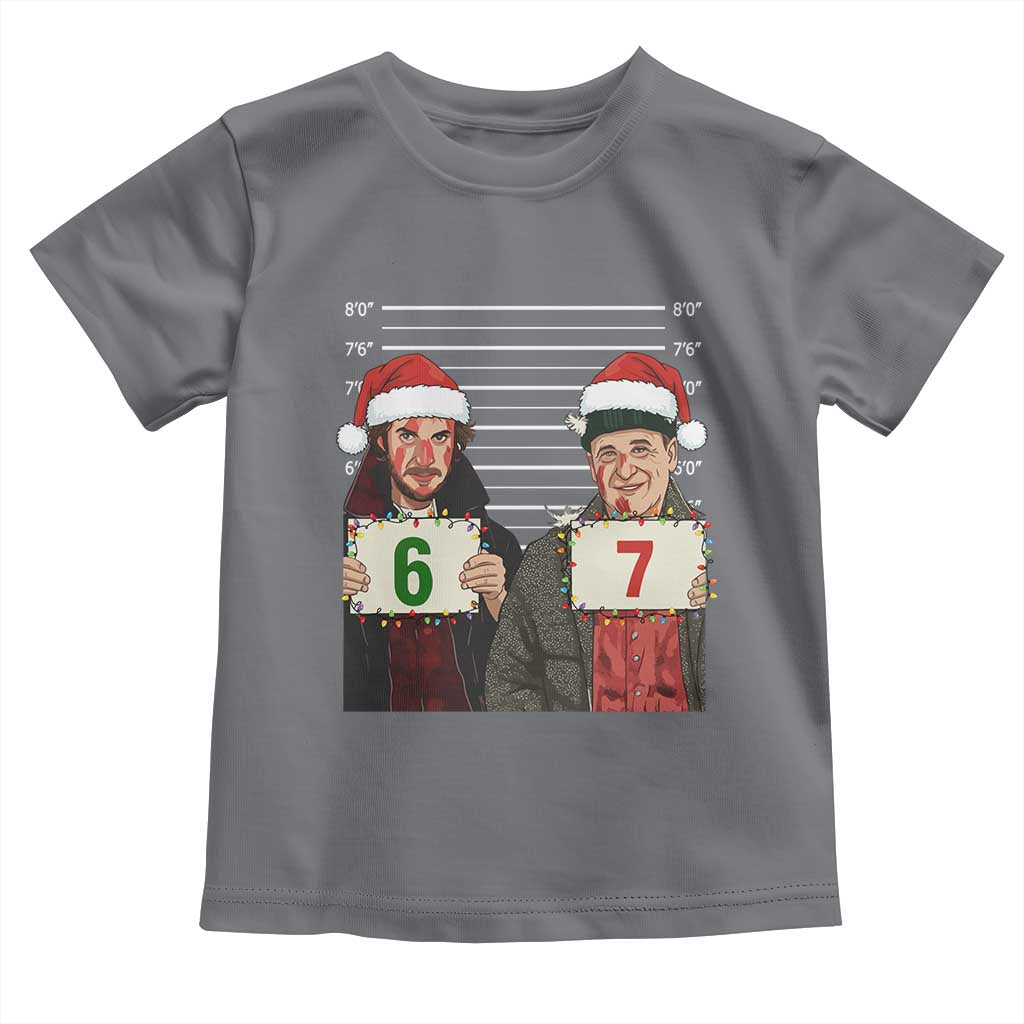 Funny 67 Christmas Movie Toddler T Shirt Six Seven Wet Bandits Home Xmas Alone - Wonder Print Shop
