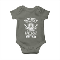Remember When Life Gets Cray Cray Jesus is the Way Way Christmas Baby Onesie - Wonder Print Shop