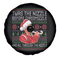 Funny Christmas Hip Hop Rap Gang Spare Tire Cover Twas The Nizzle Before Chrismizzle And All Through The Hizzle - Wonder Print Shop