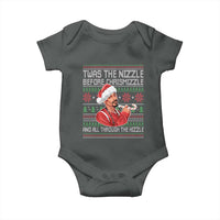 Funny Christmas Hip Hop Rap Gang Baby Onesie Twas The Nizzle Before Chrismizzle And All Through The Hizzle - Wonder Print Shop