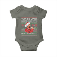 Funny Christmas Hip Hop Rap Gang Baby Onesie Twas The Nizzle Before Chrismizzle And All Through The Hizzle - Wonder Print Shop
