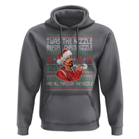 Funny Christmas Hip Hop Rap Gang Hoodie Twas The Nizzle Before Chrismizzle And All Through The Hizzle - Wonder Print Shop