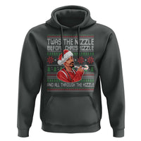 Funny Christmas Hip Hop Rap Gang Hoodie Twas The Nizzle Before Chrismizzle And All Through The Hizzle - Wonder Print Shop