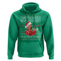 Funny Christmas Hip Hop Rap Gang Hoodie Twas The Nizzle Before Chrismizzle And All Through The Hizzle - Wonder Print Shop