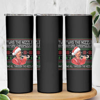 Funny Christmas Hip Hop Rap Gang Skinny Tumbler Twas The Nizzle Before Chrismizzle And All Through The Hizzle - Wonder Print Shop