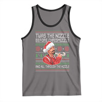 Funny Christmas Hip Hop Rap Gang Tank Top Twas The Nizzle Before Chrismizzle And All Through The Hizzle - Wonder Print Shop