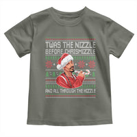 Funny Christmas Hip Hop Rap Gang Toddler T Shirt Twas The Nizzle Before Chrismizzle And All Through The Hizzle - Wonder Print Shop