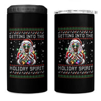 Funny Terrifier Christmas Santa 4 in 1 Can Cooler Tumbler Getting Into The Holiday Spirit Horror Movie - Wonder Print Shop