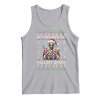 Funny Terrifier Christmas Santa Tank Top Getting Into The Holiday Spirit Horror Movie - Wonder Print Shop