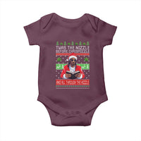Funny Christmas Hip Hop Rap Gang Baby Onesie Twas The Nizzle Before Chrismizzle And All Through The Hizzle Weed - Wonder Print Shop