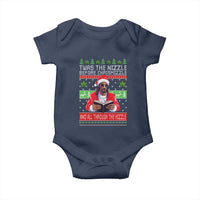 Funny Christmas Hip Hop Rap Gang Baby Onesie Twas The Nizzle Before Chrismizzle And All Through The Hizzle Weed - Wonder Print Shop
