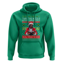 Funny Christmas Hip Hop Rap Gang Hoodie Twas The Nizzle Before Chrismizzle And All Through The Hizzle Weed - Wonder Print Shop