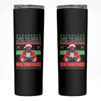 Funny Christmas Hip Hop Rap Gang Skinny Tumbler Twas The Nizzle Before Chrismizzle And All Through The Hizzle Weed - Wonder Print Shop