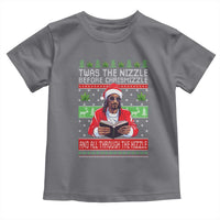 Funny Christmas Hip Hop Rap Gang Toddler T Shirt Twas The Nizzle Before Chrismizzle And All Through The Hizzle Weed - Wonder Print Shop