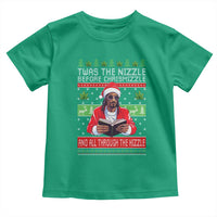 Funny Christmas Hip Hop Rap Gang Toddler T Shirt Twas The Nizzle Before Chrismizzle And All Through The Hizzle Weed - Wonder Print Shop