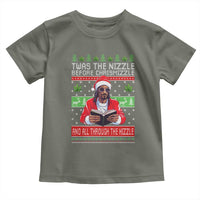 Funny Christmas Hip Hop Rap Gang Toddler T Shirt Twas The Nizzle Before Chrismizzle And All Through The Hizzle Weed - Wonder Print Shop