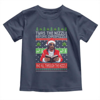 Funny Christmas Hip Hop Rap Gang Toddler T Shirt Twas The Nizzle Before Chrismizzle And All Through The Hizzle Weed - Wonder Print Shop