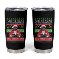 Funny Christmas Hip Hop Rap Gang Tumbler Cup Twas The Nizzle Before Chrismizzle And All Through The Hizzle Weed - Wonder Print Shop