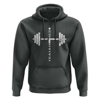 Christian Bible Gym Hoodie Jesus Weightlifter Workout Faith Isaiah 40 31 - Wonder Print Shop