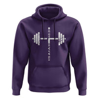 Christian Bible Gym Hoodie Jesus Weightlifter Workout Faith Isaiah 40 31 - Wonder Print Shop